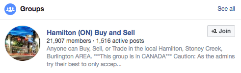 Hamilton Buy and Sell Group